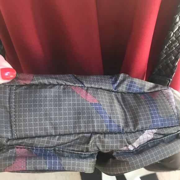 L.A.M.B. Camo Green Crossbody Bag with Zipped Pockets - Picture 7 of 10